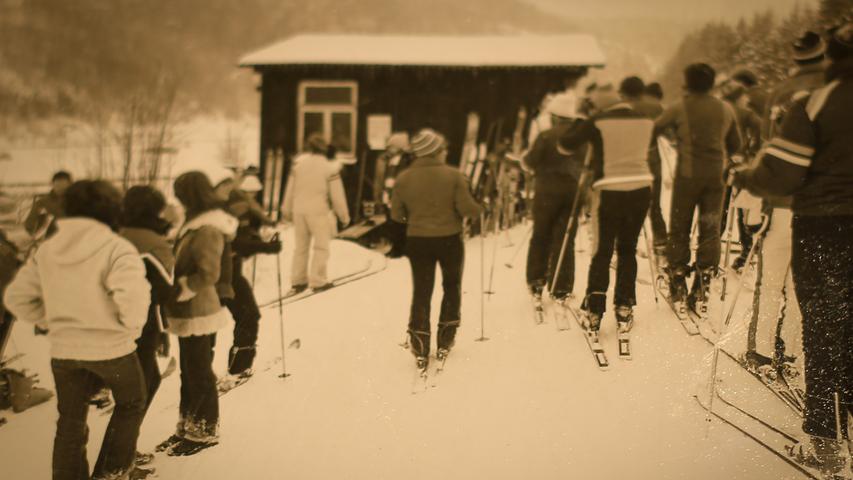 In den 70er Jahren waren die Schlangen am Lift teilweise sehr lang. In den vergangenen zwei Jahren gab es mangels Schnee keinen Skibetrieb mehr.