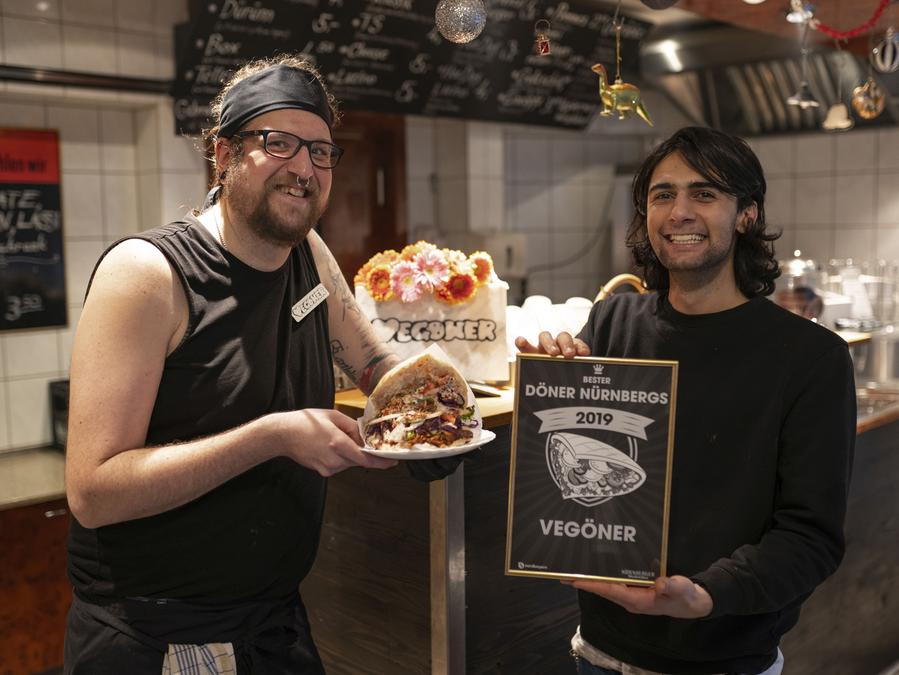 Bester Doner Auszeichnung Fur Vegoner In St Johannis Nurnberg Nordbayern De