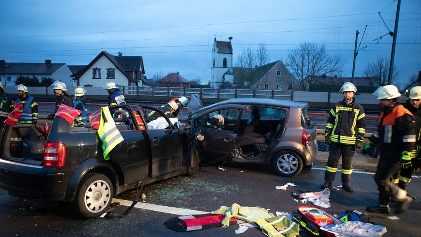 Seniorin stirbt bei schwerem Unfall in Mittelfranken