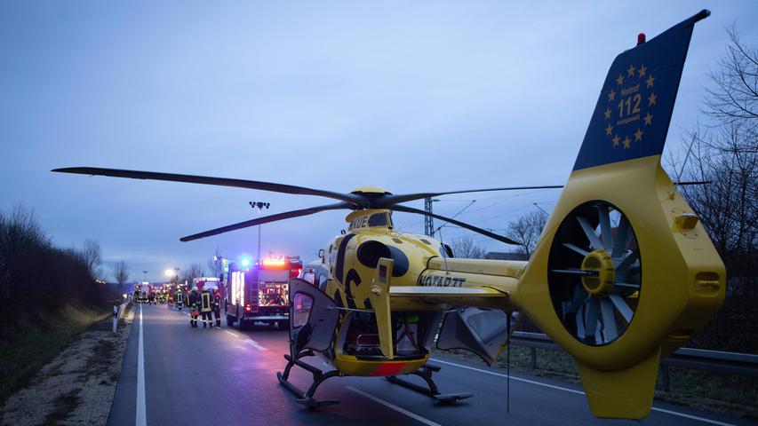 Seniorin stirbt bei schwerem Unfall in Mittelfranken