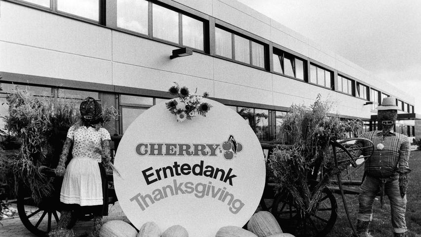 Ende 1979 wurde der Cherry-Hauptsitz in Auerbach eingeweiht