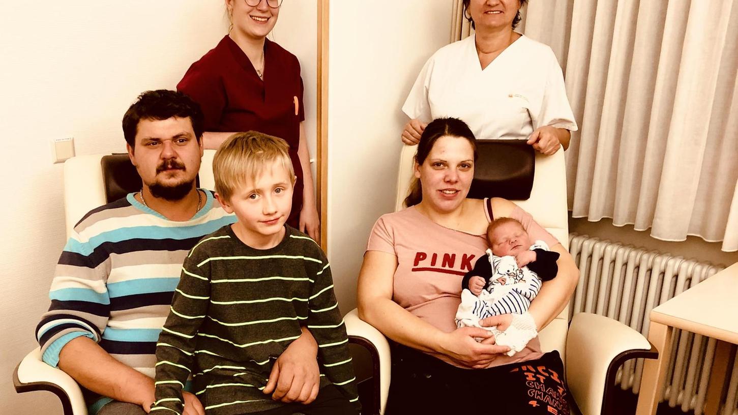 Lukas ist das erste Weißenburger Baby im Jahr 2020