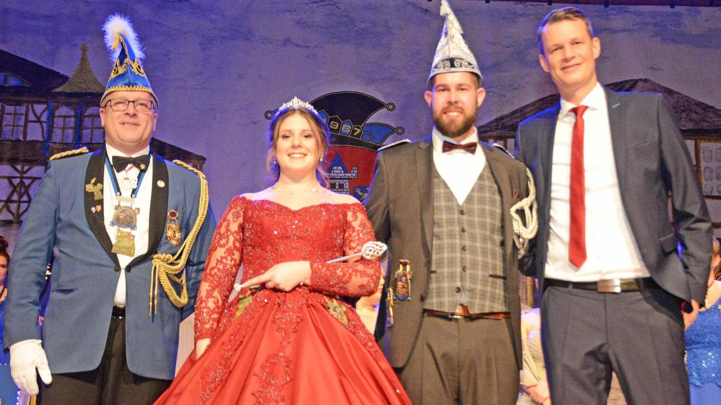 Fasching: Schwabachs Prinzenpaar besteigt den Thron