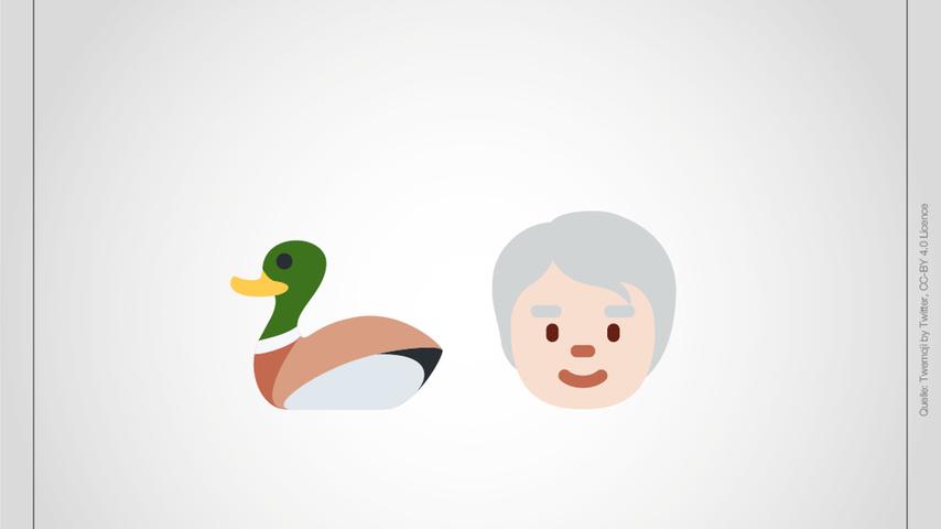 Quak! Unsere nächsten beiden Emojis zeigen zwei einzelne Lebewesen, doch wenn man sie miteinander verbindet, ergeben sie einen ehemaligen Trainer.