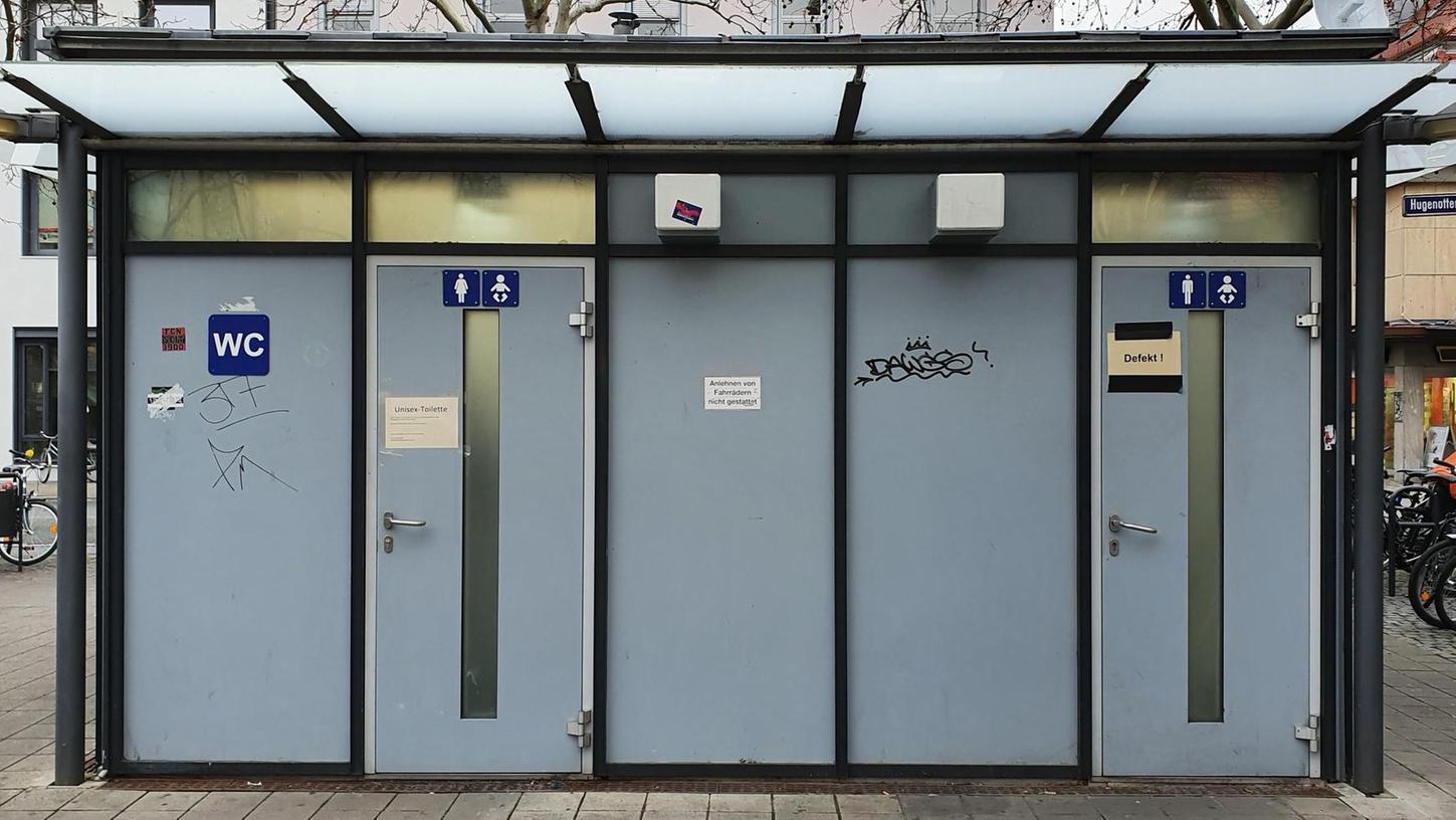Erlangen: WC-Anlage am Hugo ist kaputt
