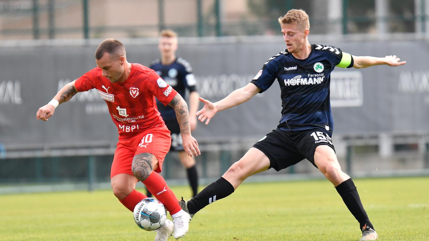 Trotz seiner vergebenen Torchance war Sebastian Ernst im Testspiel gegen den FC Vaduz der Auffälligste auf dem Platz. Trotz seiner vergebenen Torchance war Sebastian Ernst im Testspiel gegen den FC Vaduz der Auffälligste auf dem Platz.