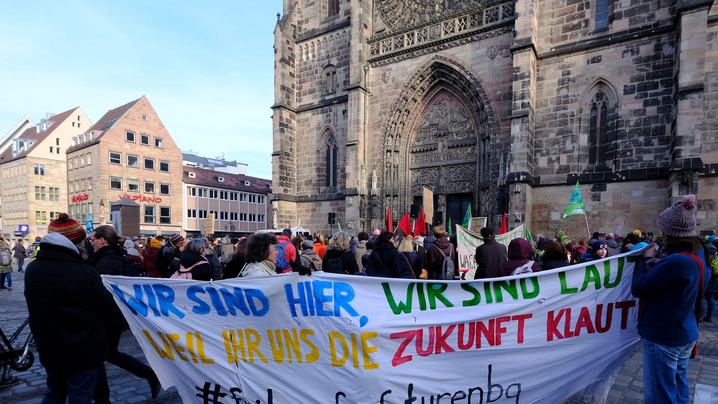 Ein Streik findet am Freitag an der Lorenzkirche zwar nicht statt, doch Fridays for Future hat sich einige andere Aktionen einfallen lassen.