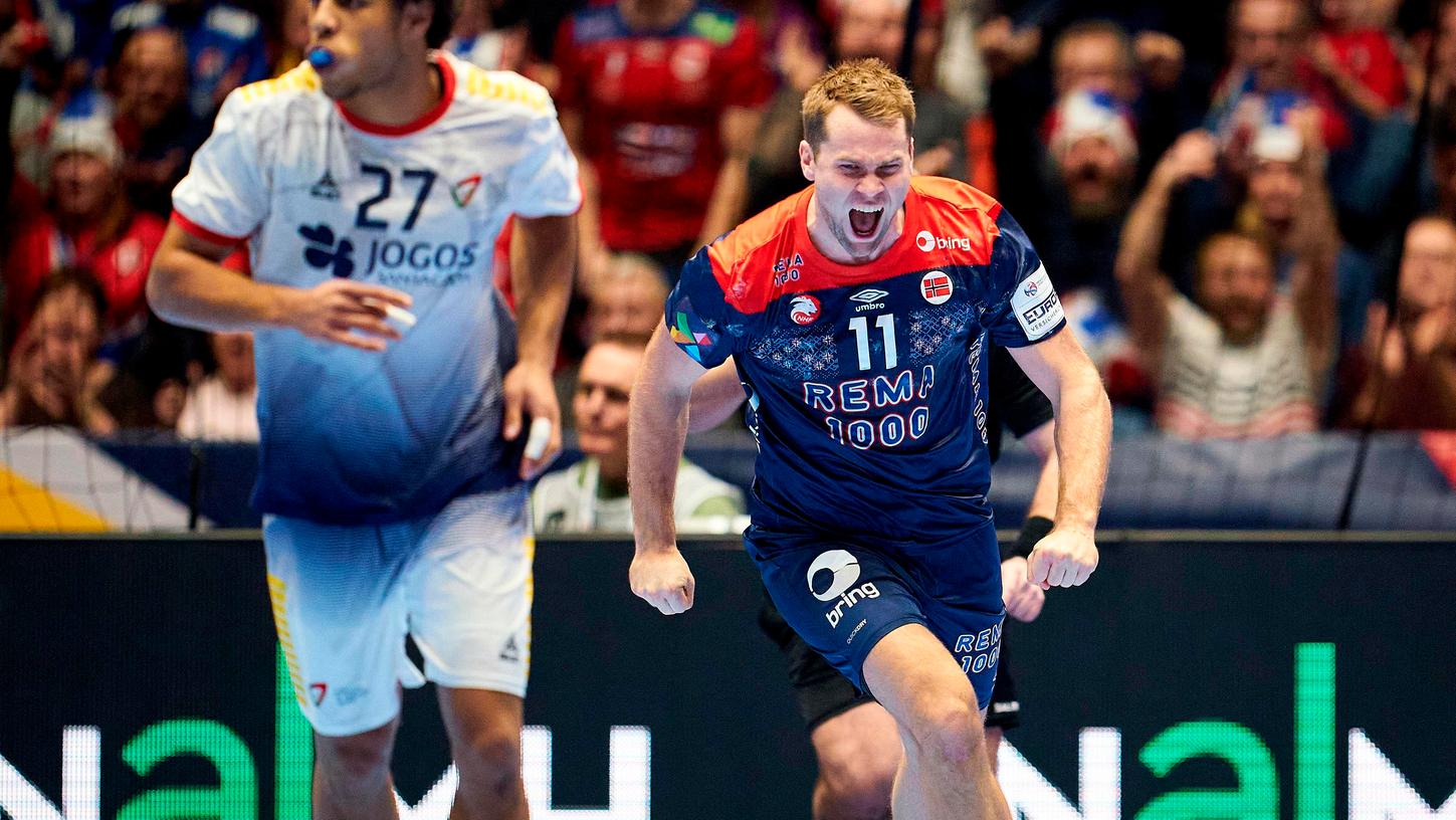 Nach seinem langen Ausfall träumt HCE-Spieler Petter Overby nun bei der Handball-EM vom Titel mit Norwegen.