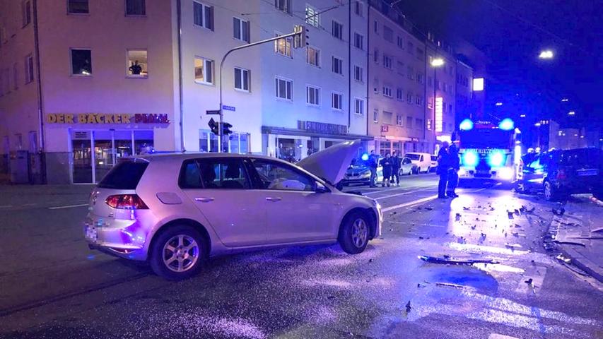 Unfall auf Sulzbacher Straße: Behinderungen auf Tram-Linie
