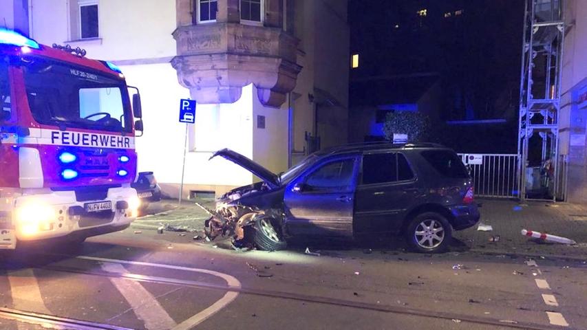 Unfall auf Sulzbacher Straße: Behinderungen auf Tram-Linie