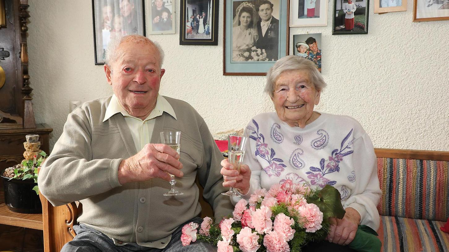 Dieses fränkische Paar ist seit 70 Jahren verheiratet