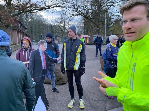 Antifa-Protest gegen Maaßen vor dem Nürnberger Tiergarten