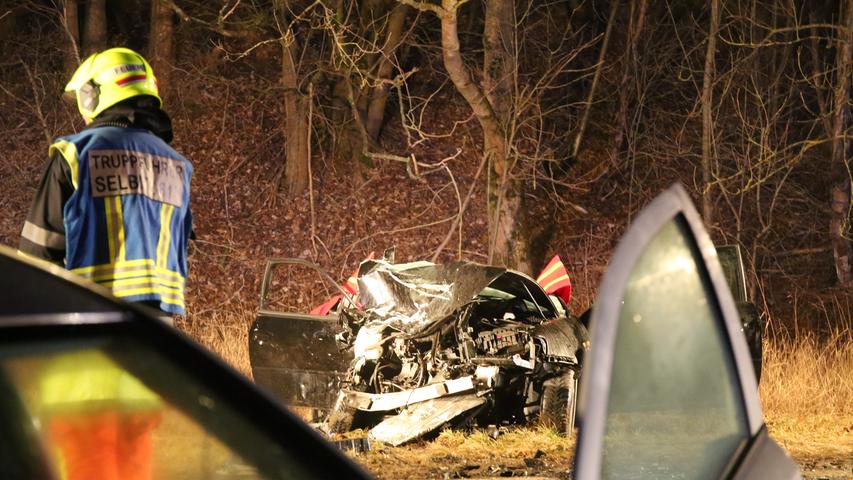 19-Jähriger stirbt bei schwerem Unfall in Oberfranken