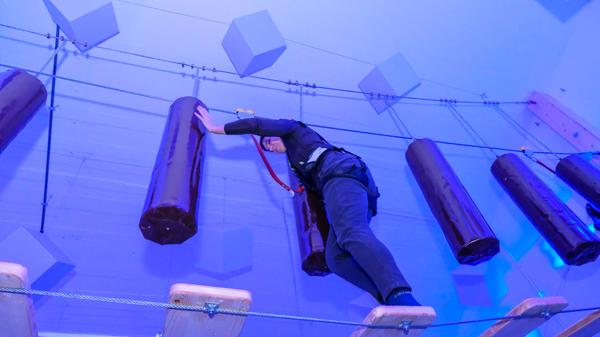 Eröffnung Zipline AIRTrai, AIRTIME Trampolinpark Nürnberg..