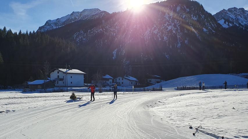 Sowohl Skater als auch Klassische Langläufer finden im Tannheimer Tal beste Bedingungen.