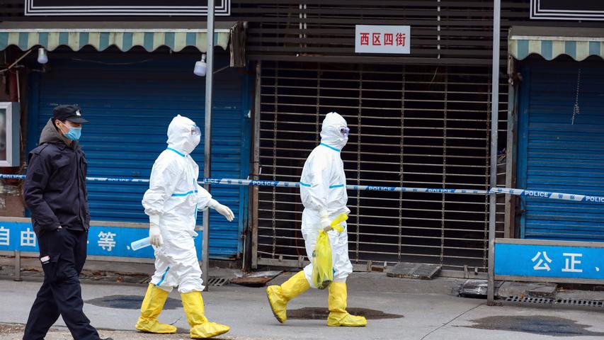 Das neue Virus 2019-nCoV stammt ursprünglich vermutlich von einem Markt in der chinesischen Millionenstadt Wuhan, wo es wohl von dort gehandelten Wildtieren auf den Menschen übersprang. Erstmals trat es im Dezember 2019 auf.