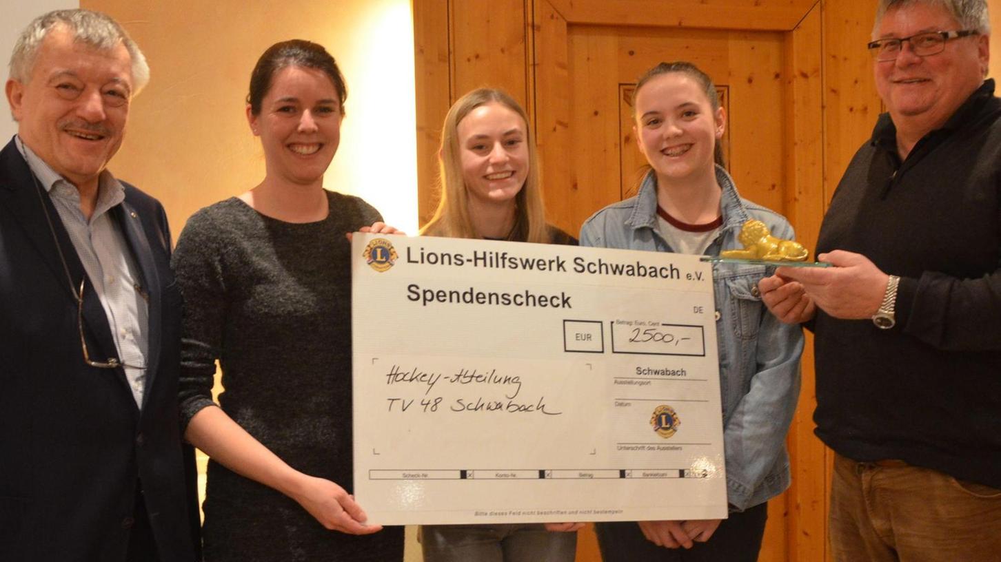 Sportförderpreis des Lions Clubs geht an ein Projekt des TV 1848 Schwabach