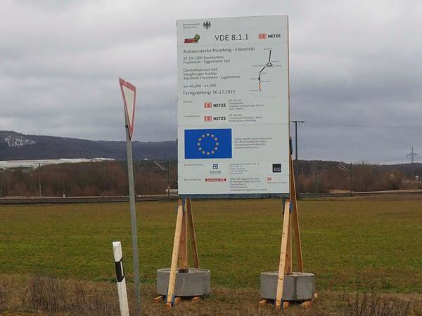 Viel zu sehen von den Bauarbeiten zwischen Forchheim und Eggolsheim ist nicht. Noch nicht. Viel zu sehen von den Bauarbeiten zwischen Forchheim und Eggolsheim ist nicht. Noch nicht.