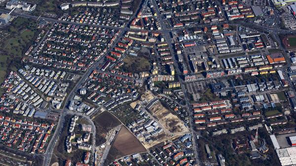 Dreipunktewürfe im Tillypark: 4000 Zuschauer sollen in der neuen Heimstätte der Nürnberg Falcons Platz finden. Grünes Licht für den Bau der neuen Halle gab’s Anfang Februar 2020 vom Nürnberger Stadtrat.
