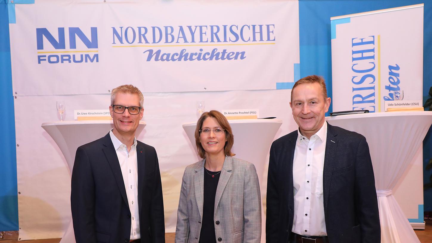 Wer hat die besten Ideen für Forchheim? Von links: Uwe Kirschstein, Annette Prechel oder Udo Schönfelder?