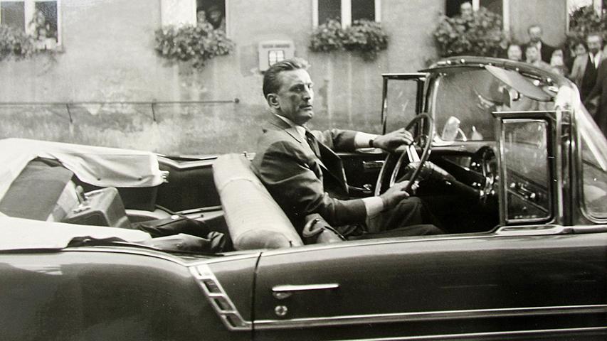 Historische Bilder: Als Kirk Douglas in Franken drehte