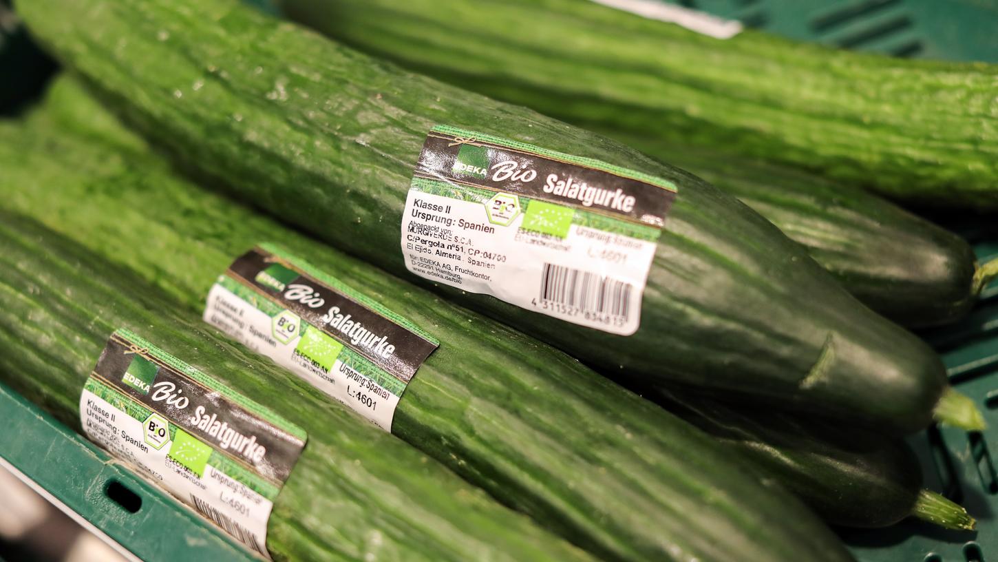Mit 1,35 Euro erreichte der Durchschnittspreis für eine Salatgurke einen neuen Rekordstand.