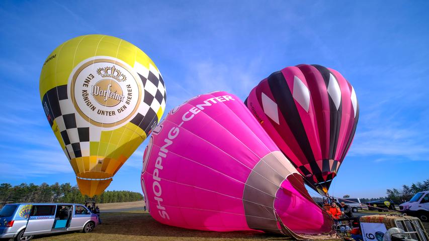 Sonnenschein und bunte Farben: Frankenballoncup in Ebermannstadt