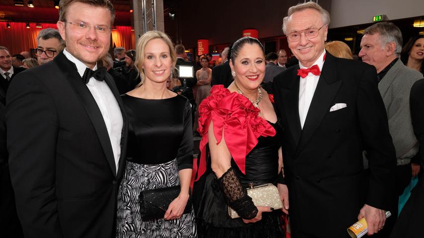 Der OB-Kandidat der CSU: Marcus König (li.) mit Ehefrau Anke.