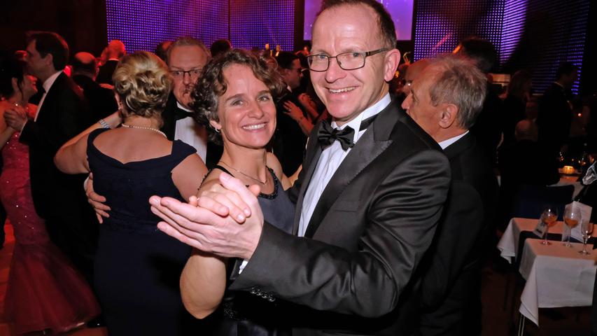 Jörg Ammon, Präsident des Bayerischen Landes-Sportverbandes mit Ehefrau Bettina.
