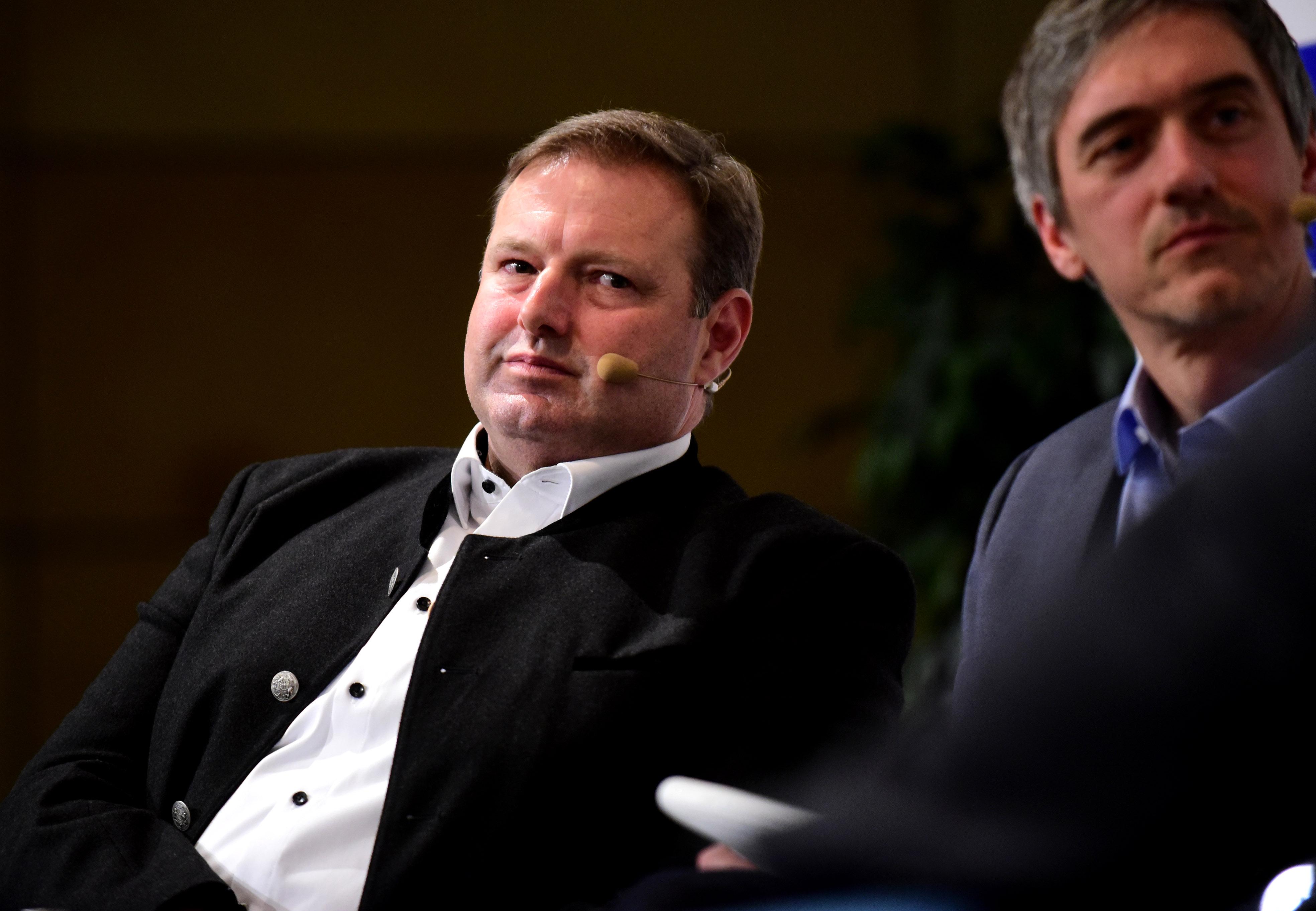 Die FN-Redakteure Wolfgang Händel und Johannes Alles fühlten den drei aussichtsreichsten OB-Kandidaten auf den Zahn. Im Bild: Dietmar Helm.