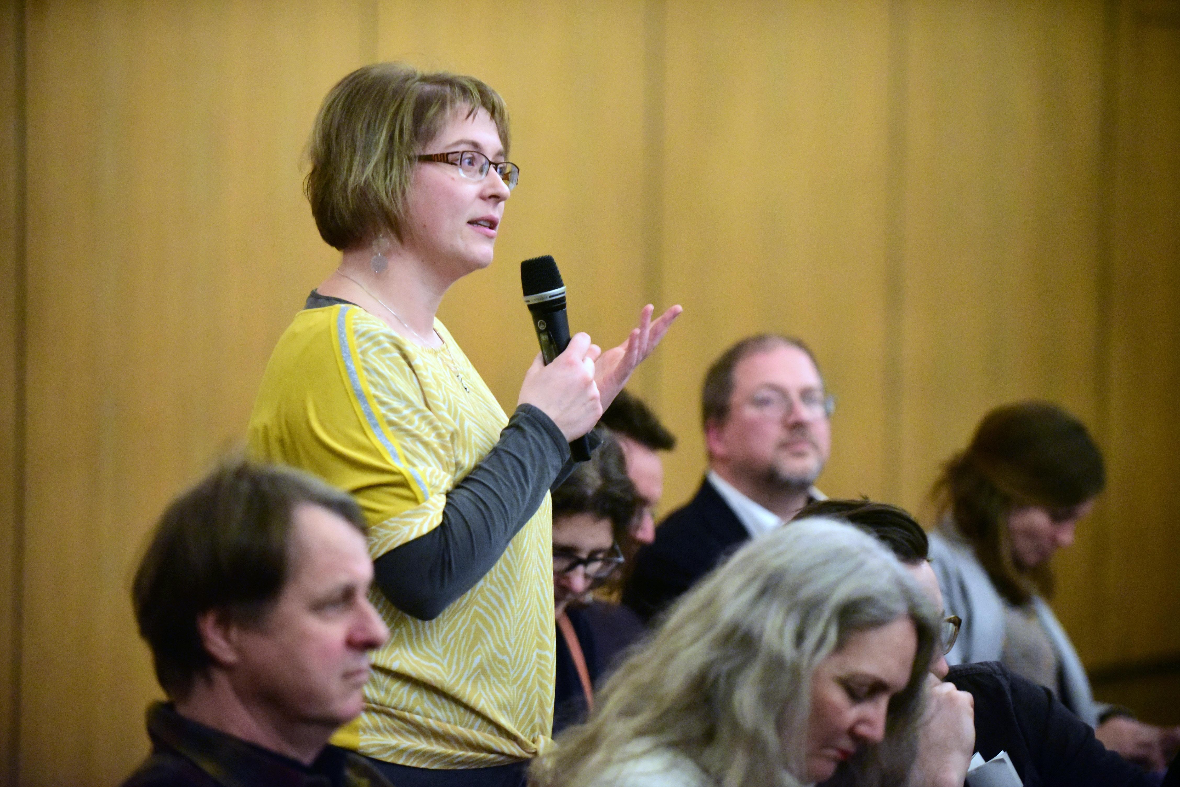 Auch das Publikum kam bei der Debatte zu Wort.