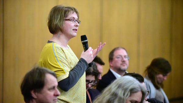 Auch das Publikum kam bei der Debatte zu Wort.