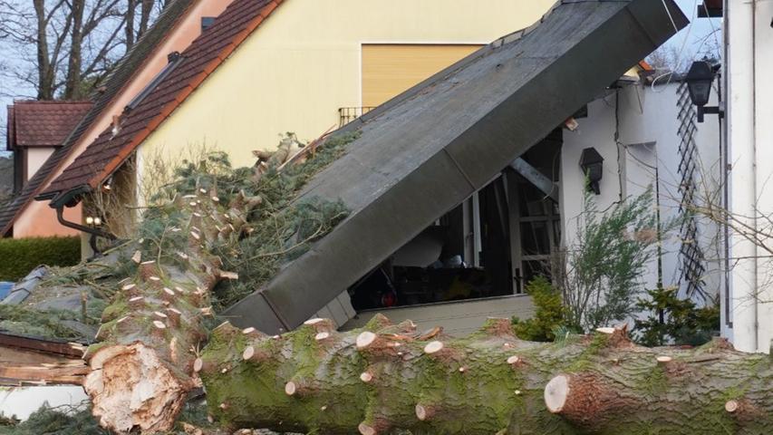 Sturm "Sabine": Bilder aus Schwabach und dem Landkreis Roth