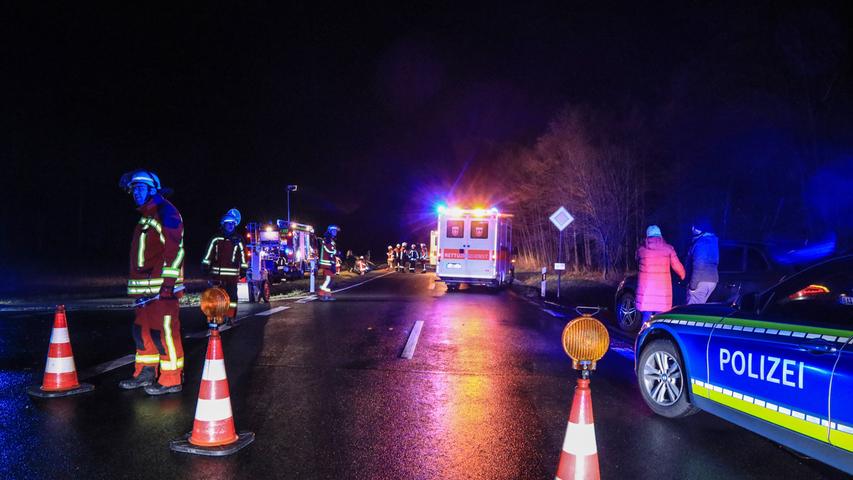 Frontalkollision bei Breitengüßbach: Fünf Personen verletzt