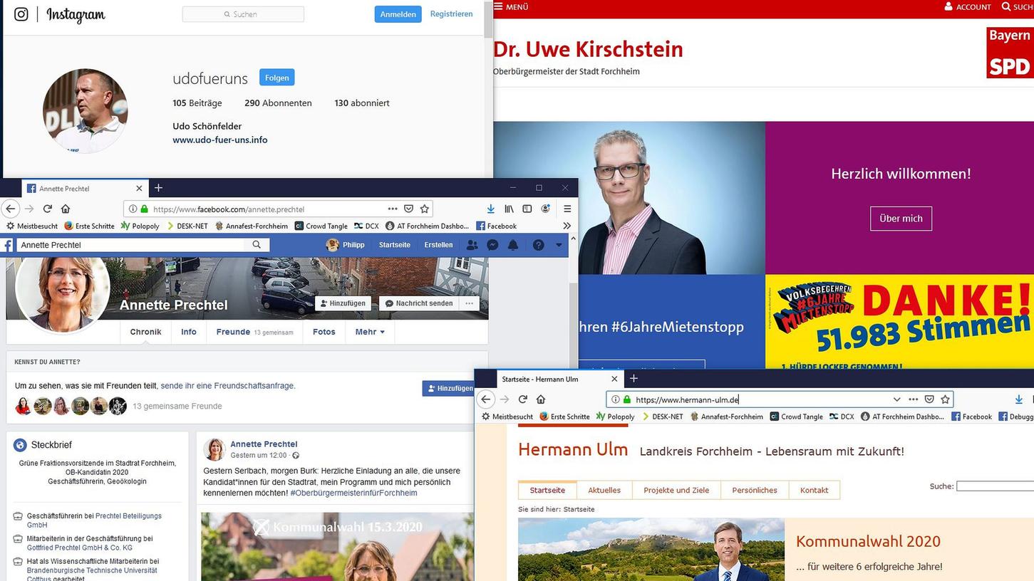 Kommunalwahl: Das sind die Online-Strategien der Kandidaten in Forchheim