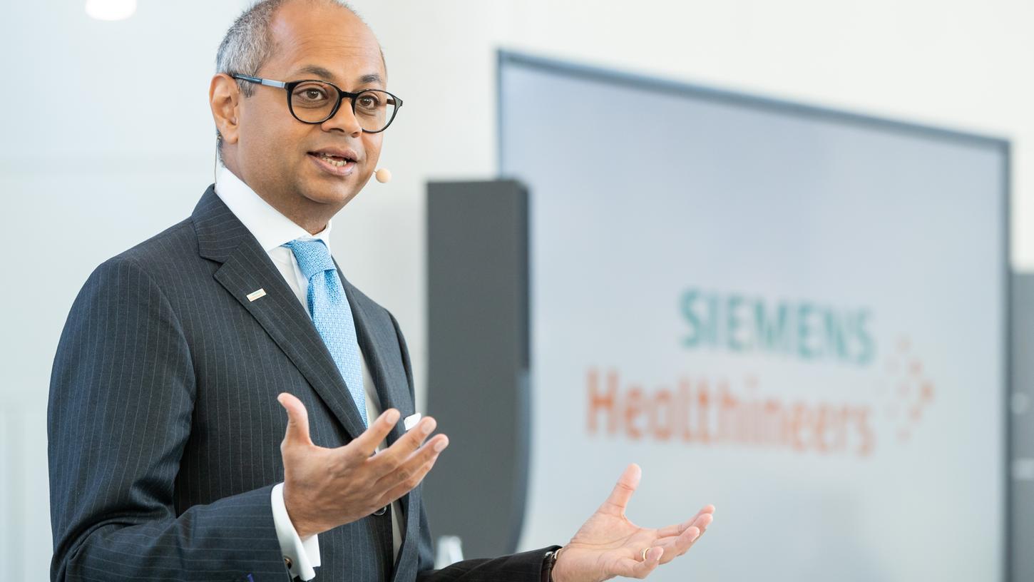 Michael Sen, Vorsitzender des Aufsichtsrates der Siemens Healthineers AG, im Hauptquartier in Erlangen.