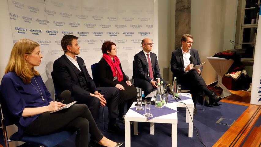 Kandidaten stehen Rede und Antwort: Dreikampf zur Nürnberger OB-Wahl