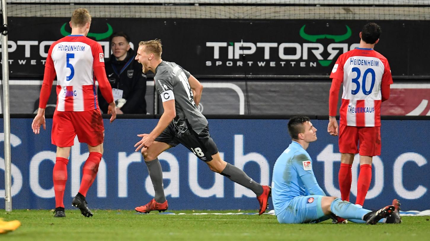 Blitztor, Pech und Behrens: FCN punktet in Heidenheim Blitztor, Pech und Behrens: FCN punktet in Heidenheim