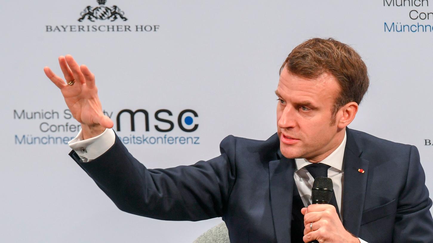 Macron forderte, dass Europa etwa beim Klimaschutz, bei der Entwicklung des neuen Mobilfunkstandards 5G oder Künstlicher Intelligenz souveräne Antworten finden müsse.