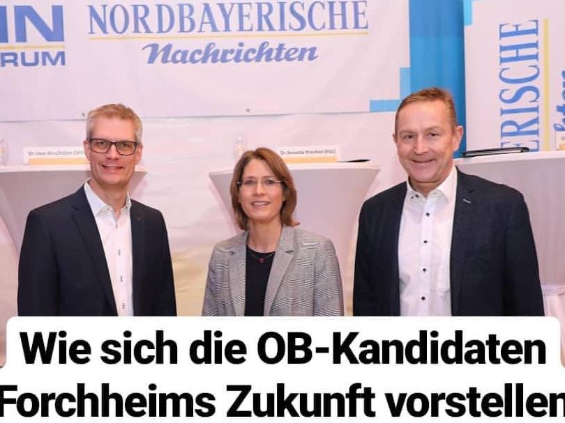 Forchheims OB-Kandidaten im Direktvergleich: Das wollen sie erreichen