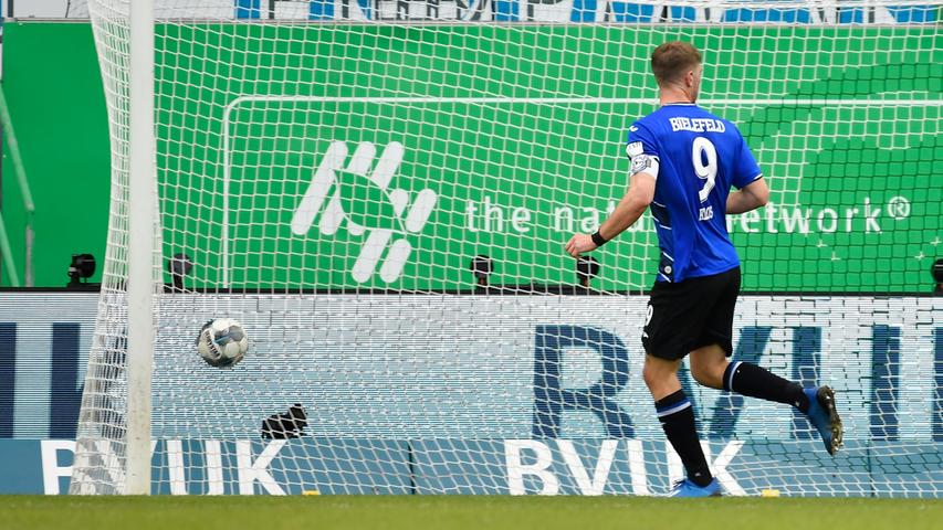 Bescheiden gegen Bielefeld: Das Kleeblatt verliert mit 2:4