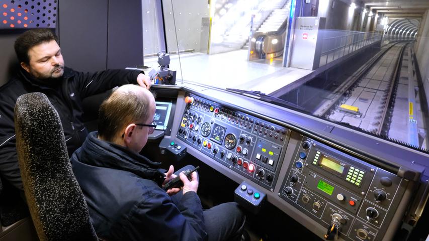 Test im Tunnel: Probefahrten auf der neuen U3-Strecke nach Großreuth