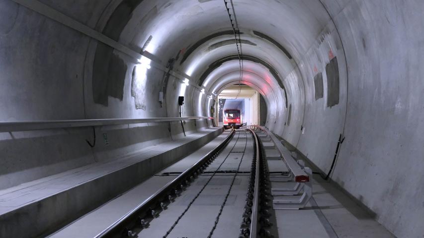 Test im Tunnel: Probefahrten auf der neuen U3-Strecke nach Großreuth