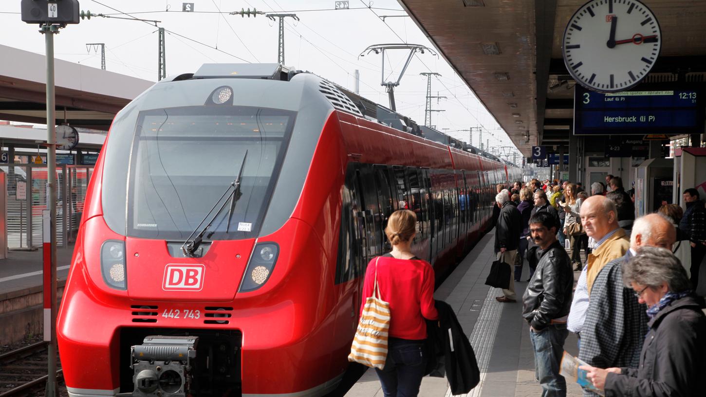 Ein Zug der Nürnberger S-Bahn (Symbolfoto).
