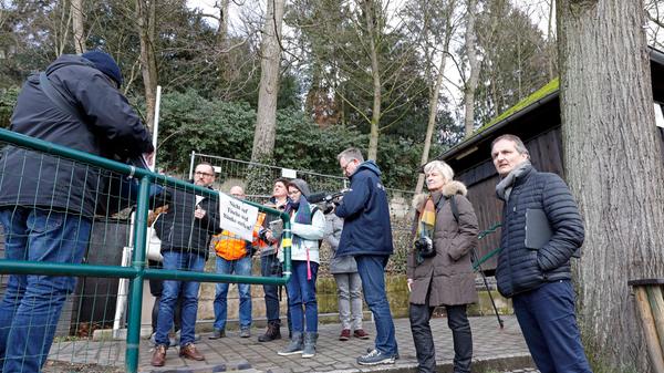 Das Interesse der Medien an der Dauerbaustelle Bergkirchweih ist groß.