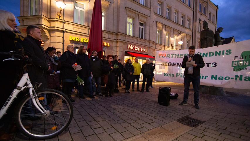 Nach Bluttat in Hanau: Mahnwachen in Fürth und Nürnberg