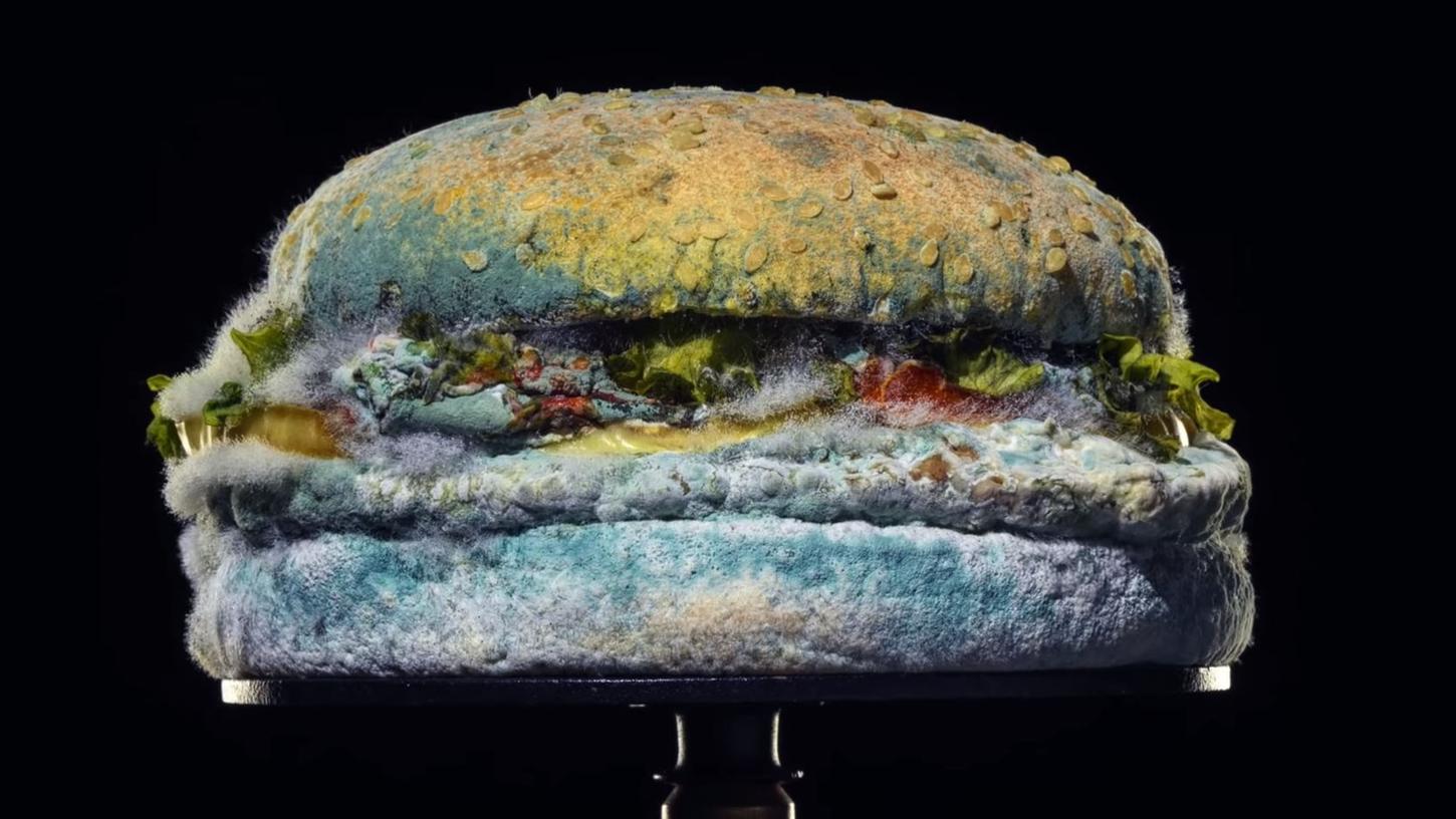 Burger King lässt Whopper verschimmeln - um zu zeigen, dass er es kann