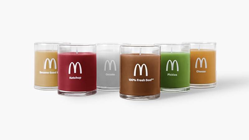 McDonalds verkauft jetzt Kerzen, die nach Cheeseburger duften