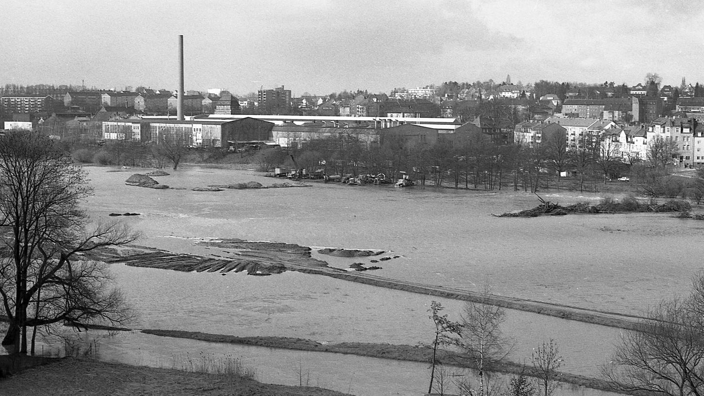 24. Februar 1970: Hochwasser sorgte für überflutete Straßen