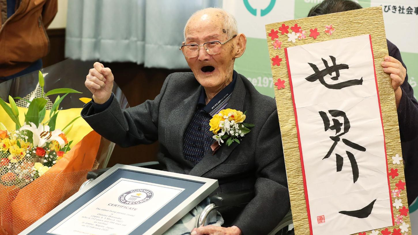 Kurz vor seinem Geburtstag: Ältester Mann der Welt gestorben